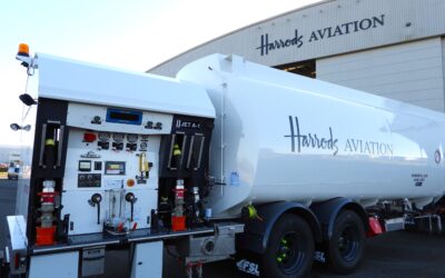 Harrods Aviation Unveils First of Three New State of the Art Fuel Bowsers at Stansted